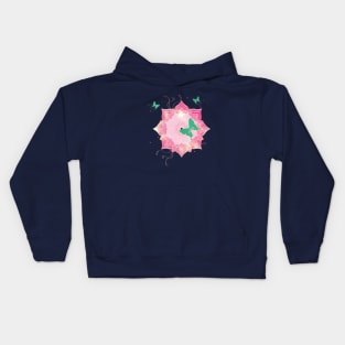 Butterflies space Kids Hoodie